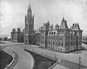 Parliament Buildings, Ottawa, Canada, c1900