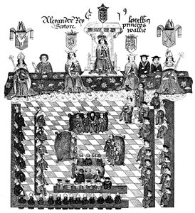 Parliament of Edward I by Unbekannt