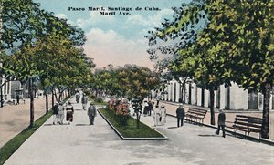 Paseo Martí, Santiago de Cuba, c1910 by Unbekannt
