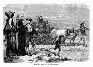 Peasants from the Valley of Ossun, France by Unbekannt