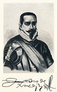 Pedro De Valdivia by Unbekannt