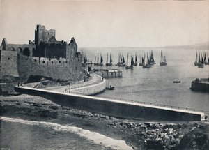 Peel - The Old Castle and Harbour by Unbekannt