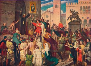 Peter the Hermit preaching the First Crusade, c1095 1905