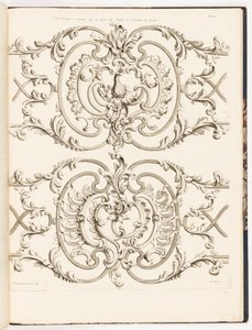 Small Balcony and other Grillwork from the Residence of Jean Lamour, pl. 23 in Recueil des Ouvrages de Serrurerier