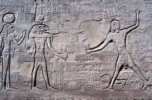 Pharaoh Smiting His Enemies, Temple of Khnum