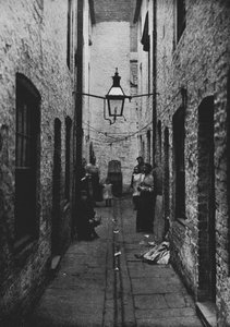 Photograph of a Sunless Court in Liverpool Recently Closed by the Health Committee of the City Council by Unbekannt