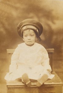 Photographic Postcard with Image of a Small Child, 1918-1930 by Unbekannt