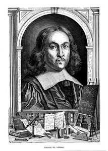 Pierre de Fermat, 17th century French mathematician, 1870 by Unbekannt