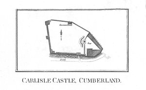 Plan of Carlisle Castle, Cumberland by Unbekannt