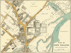 Plan of Eton College