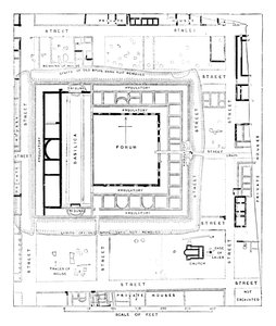 Plan of Forum, Silchester