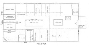 Plan of Hut, c. 1910-1913 by Unbekannt