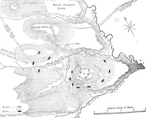Plan of the Action on the Ingogo, February 8, 1881