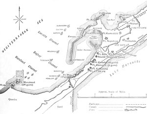 Plan of the Bombardment of Alexandria