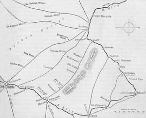 Plan of the Theatre of War in the Second Soudan Campaign