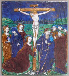 Plaque with the Crucifixion, French, 16th Century by Unbekannt