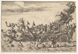 Plate 16: Ship of Musicians with the Sea God Glaucus and Tritons