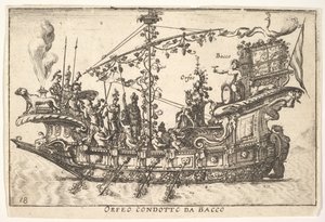 Plate 18: Orpheus led by Bacchus, from the series The Magnificence, 1664
