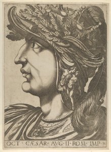 Plate 2: Octavian in profile to the left, from 