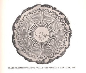 Plate commemorating WG Grace