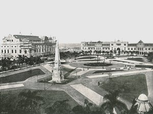 Plaza de la Victoria, Buenos Aires, Argentina, 1895 by Unbekannt