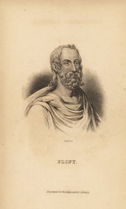 Pliny the Elder, Gaius Plinius Secundus, Roman author, naturalist and natural philosopher, AD23-79 by Unbekannt