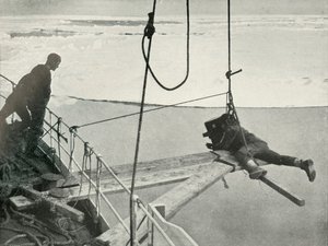 Ponting Cinematographs The Bow of the Terra Nova, c1910-1913 by Unbekannt