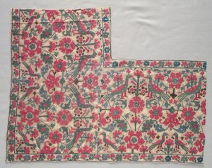 Portion of a Bed Sheet or Valance by Unbekannt