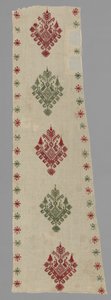 Portion of a Bed Tent, 1600s - 1700s