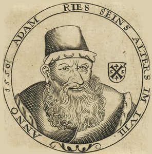 Portrait of Adam Ries by Unbekannt