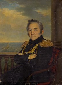 Portrait of Admiral Mikhail Lazarev by Unbekannt