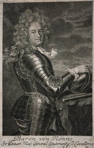 Portrait of Baron Carl Ewald von Roenne, 1663-1716 by Unbekannt
