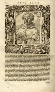 Portrait of Christopher Columbus. From Elogia virorum bellica virtute illustrium by Paolo Giovio by Unbekannt