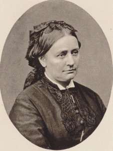 Portrait of Clara Schumann, 1870 by Unbekannt