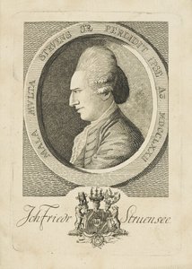 Portrait of Count Johann Friedrich Struensee by Unbekannt