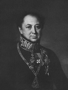 Portrait of Dmitry Pavlovich Tatischev 1767-1845 by Unbekannt