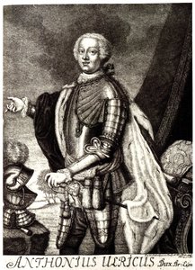 Portrait of Duke Anthony Ulrich of Brunswick by Unbekannt