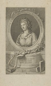 Portrait of Elisa von der Recke by Unbekannt