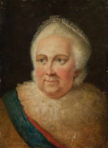 Portrait of Empress Catherine II 1729-1796, End 1790s by Unbekannt