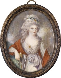 Portrait of Empress Maria Feodorovna Sophie Dorothea of Württemberg