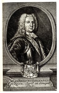 Portrait of Ernst Johann von Biron, Duke of Courland and Semigallia and regent of the Russian Empire by Unbekannt