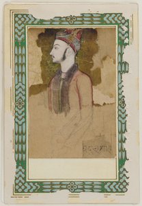 Portrait of Ibrahim Adil Shah II, of Bijapur by Unbekannt