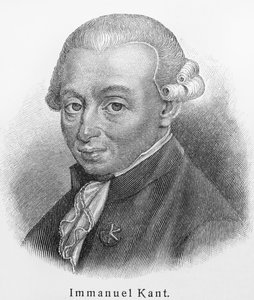 Portrait of Immanuel Kant by Unbekannt