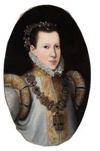 Portrait of Infanta Maria of Portugal, Hereditary Princess of Parma