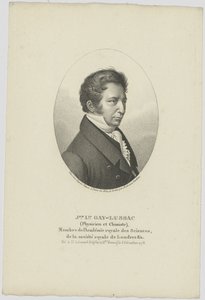 Portrait of Joseph Louis Gay-Lussac, 1778-1850, c1824 by Unbekannt