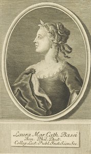 Portrait of Laura Bassi by Unbekannt