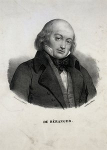 Portrait of Pierre-Jean de Béranger by Unbekannt