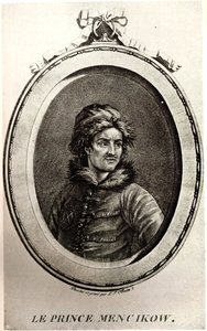 Portrait of Prince Alexander Danilovich Menshikov