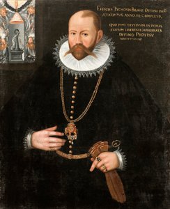 Portrait of Tycho Brahe, 1546-1601, 1596 by Unbekannt