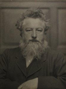 Portrait of William Morris, 1834-1896, c. 1886